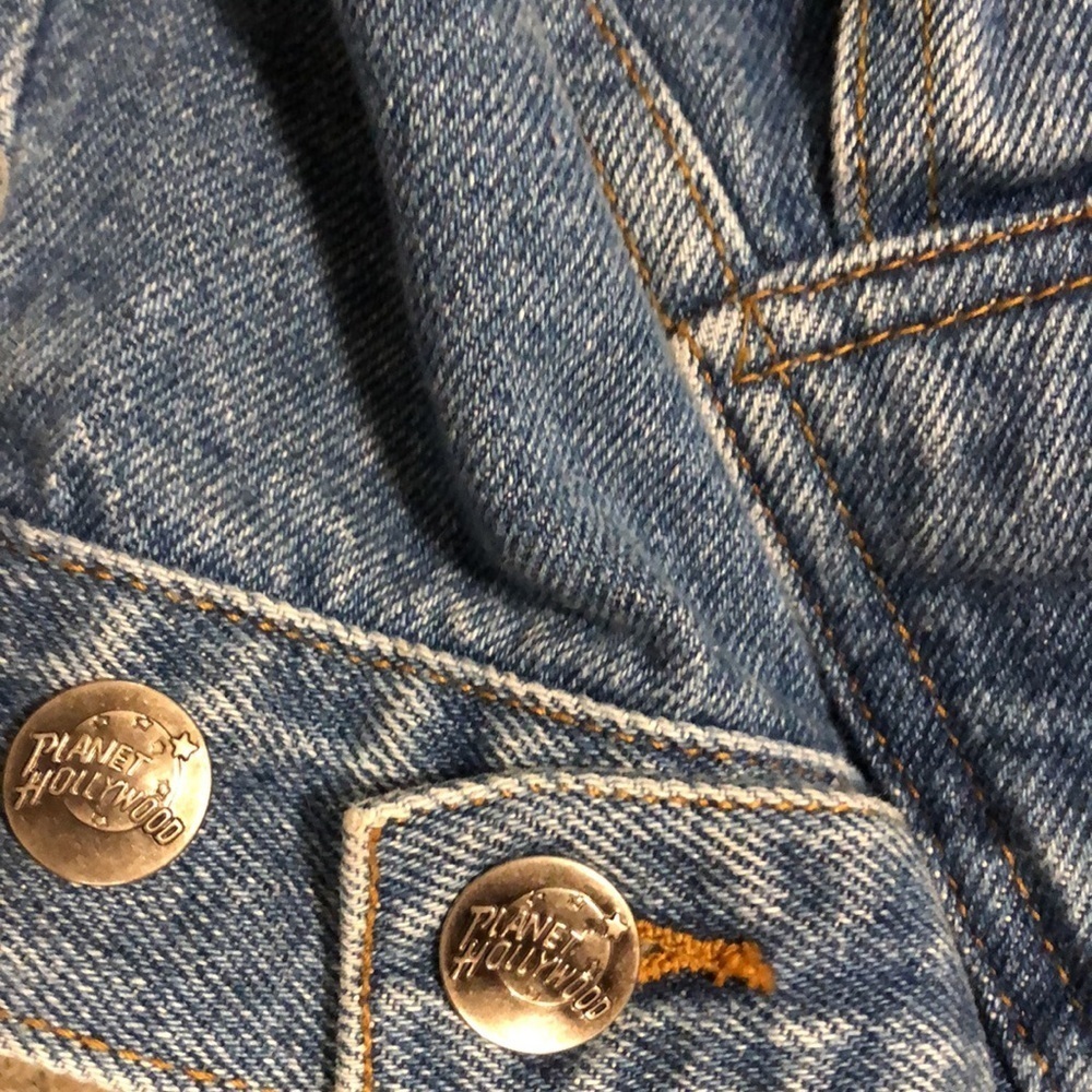 Planet Hollywood Lake Tahoe Vintage Denim Jacket - Picture 7 of 14